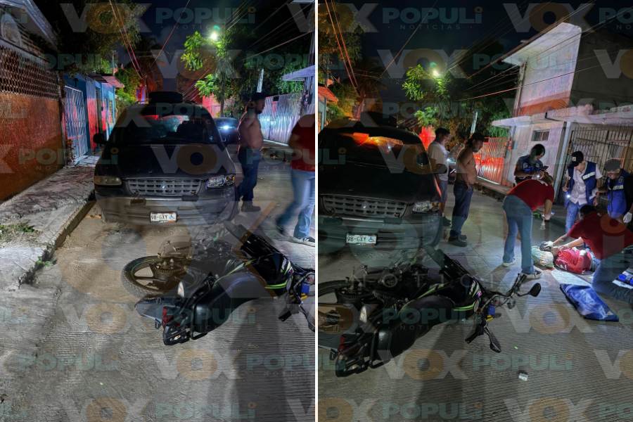 choques de motociclistas en sur de Tamaulipas