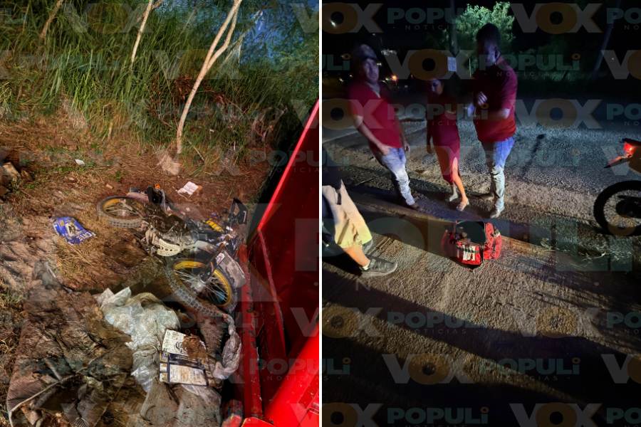 choques de motociclistas en sur de Tamaulipas