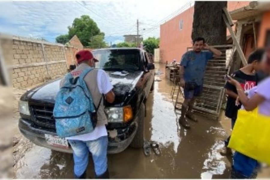 damnificados por lluvias en Tamaulipas