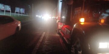 derrapa sobre la Allende a Montemorelos