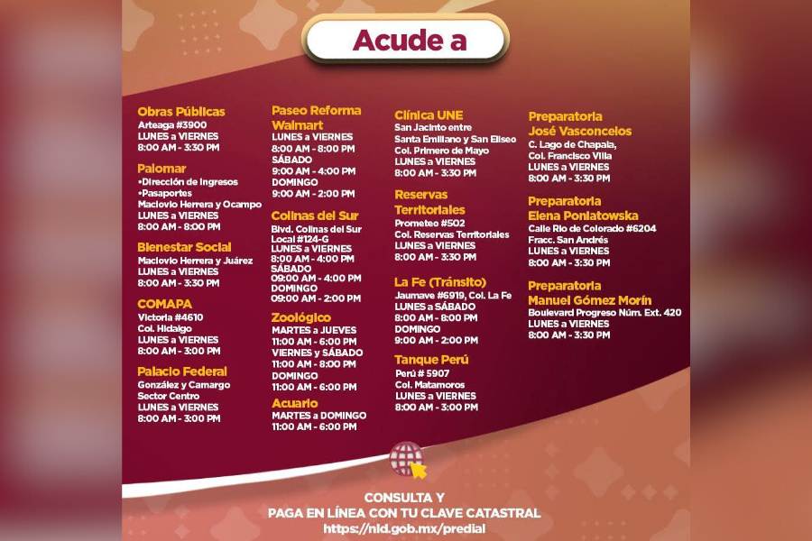 descuento en impuesto predial en nuevo laredo