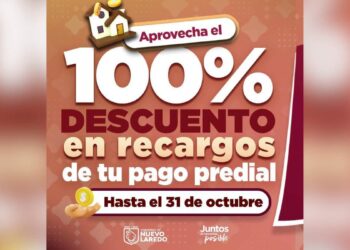 descuento en impuesto predial en nuevo laredo