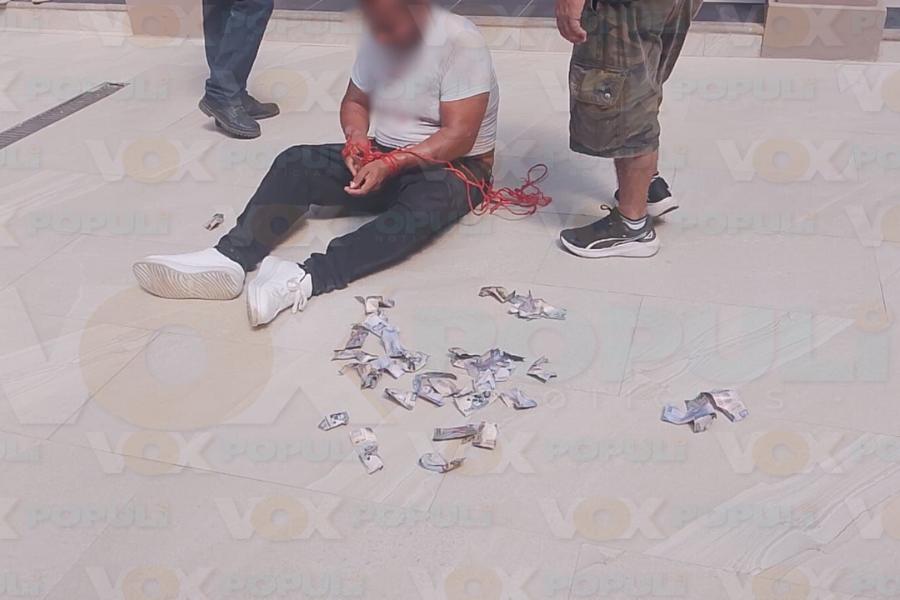 detienen a ladrón en Altamira