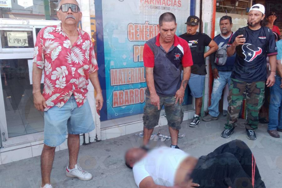 detienen a ladrón en Altamira