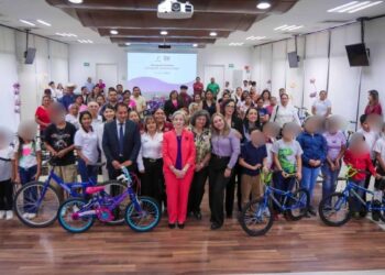 entrega de bicicletas educación Tamaulipas