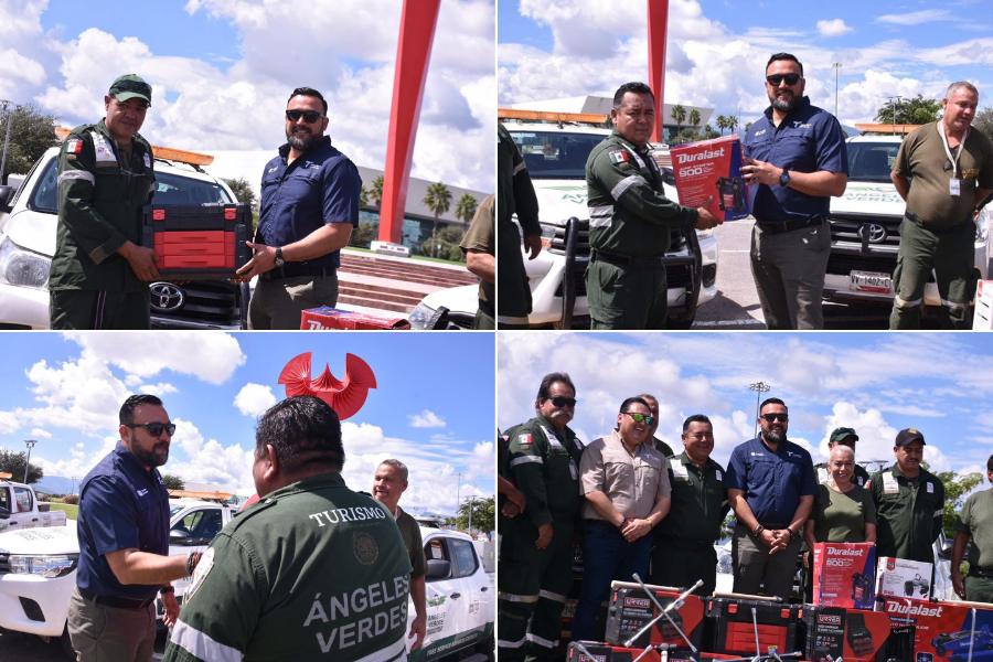 equipo para los Ángeles Verdes en Tamaulipas