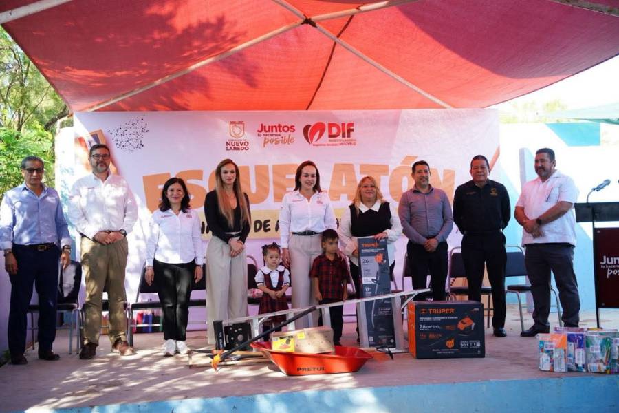 escuelatón en sur de Nuevo Laredo