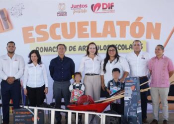 escuelatón en sur de Nuevo Laredo