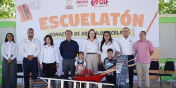 escuelatón en sur de Nuevo Laredo
