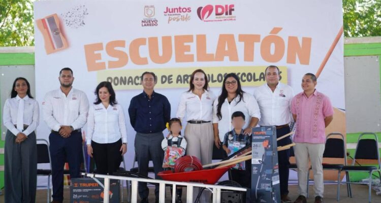 escuelatón en sur de Nuevo Laredo