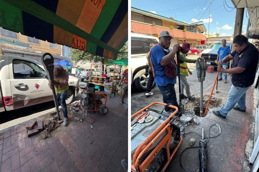 estacionómetros digitales Nuevo Laredo