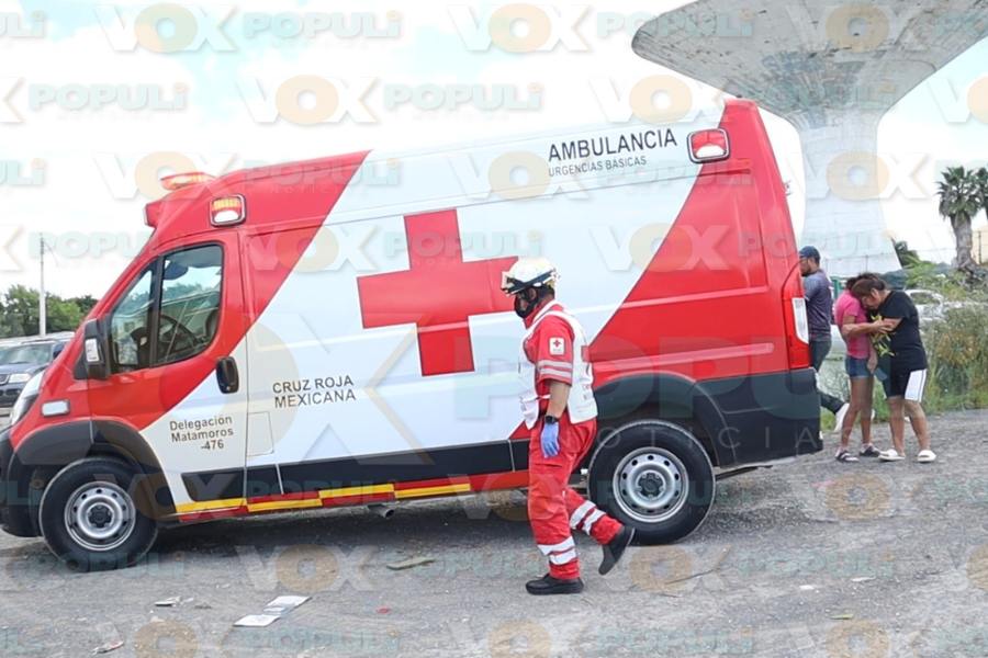 explosión de pila de teléfono en Matamotos