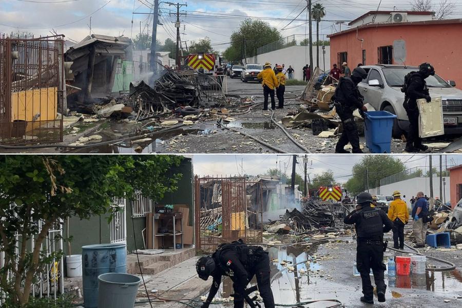 explosión en domicilio de Nuevo Laredo