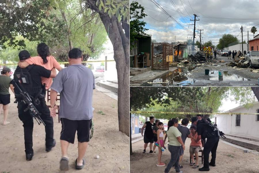 explosión en domicilio de Nuevo Laredo