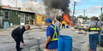 explosión en domicilio de Nuevo Laredo