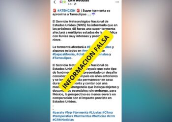 falsa alerta tormenta Tamaulipas