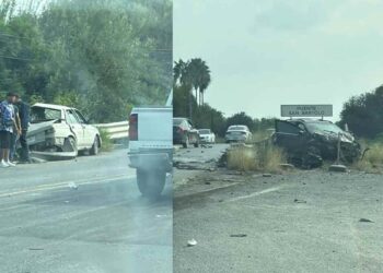 _fuerte choque en Cadereyta