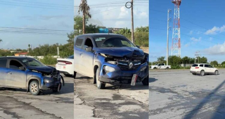 _fuerte choque en Matamoros