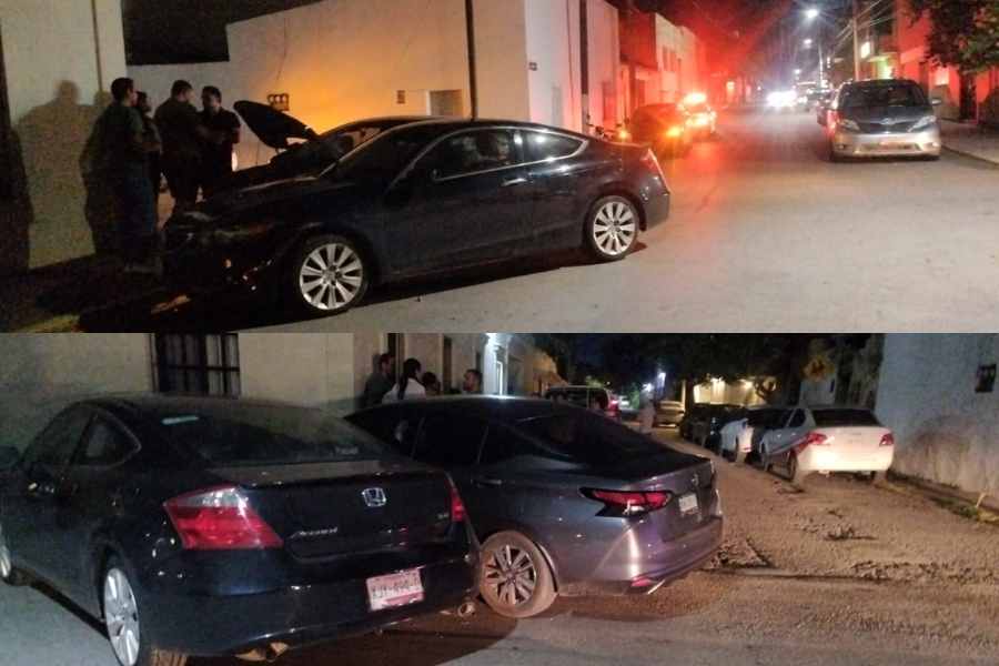 fuerte choque en Victoria