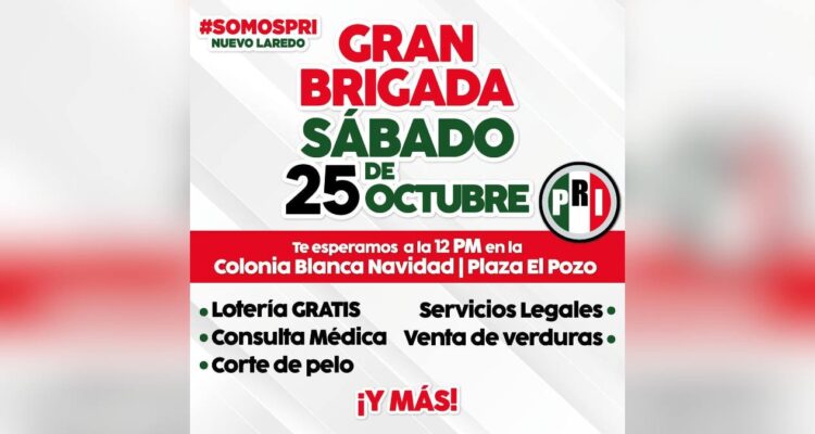 Gran Brigada de Servicios en Nuevo Laredo