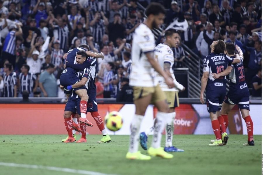 historial Rayados contra Pumas