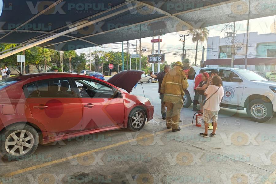 incendio de automóvil en ciudad victoria