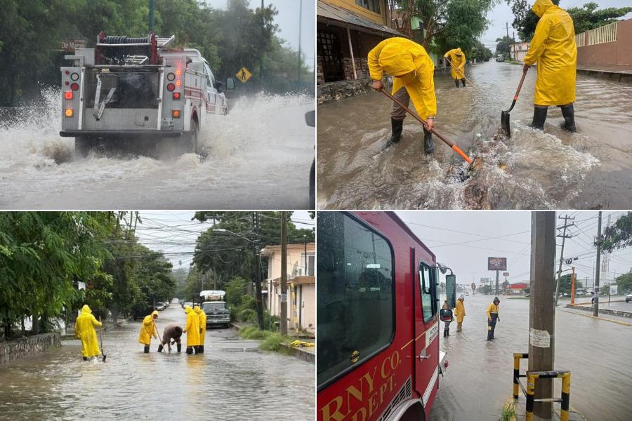 intensas lluvias en ciudad victoria