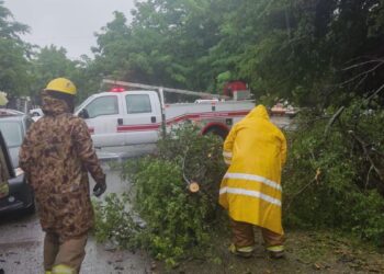 intensas lluvias en ciudad victoria