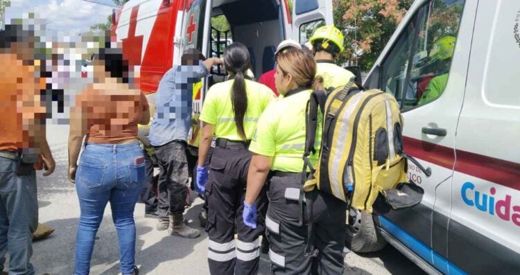 jovencito lesionado en Linares