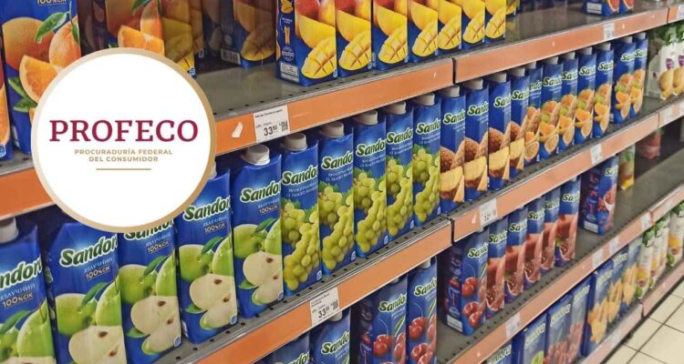 jugos 100% fruta Profeco
