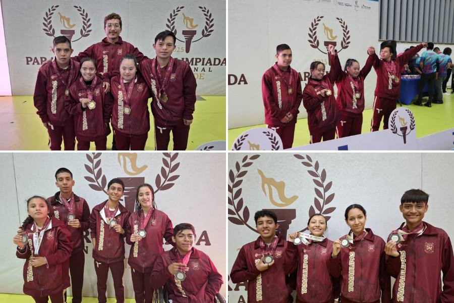 medallero de Tamaulipas en Paralimpiada Nacional