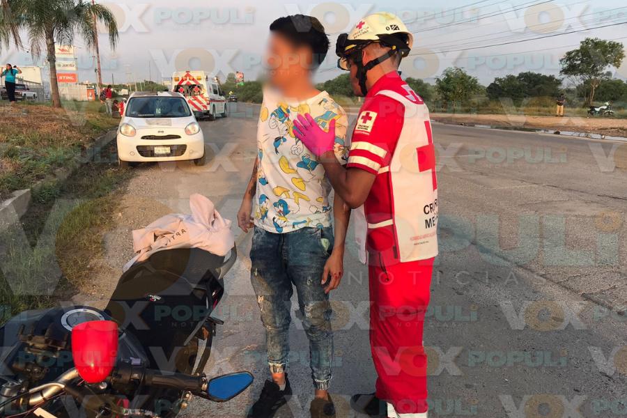 motociclista atropella estudiante en victoria
