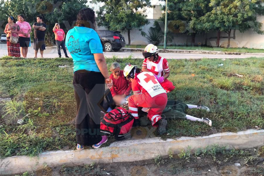 motociclista atropella estudiante en victoria