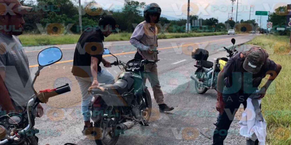 motociclista lesiona Victoria Soto la Marina