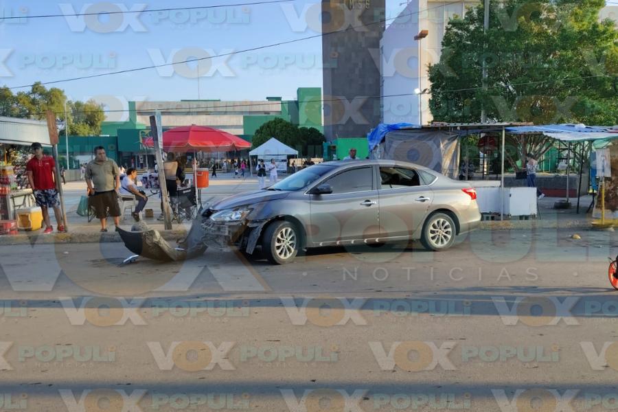 motociclista lesionado en ciudad victoria