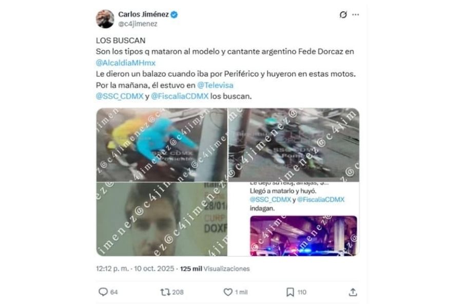 muerte de Fede Dorcaz