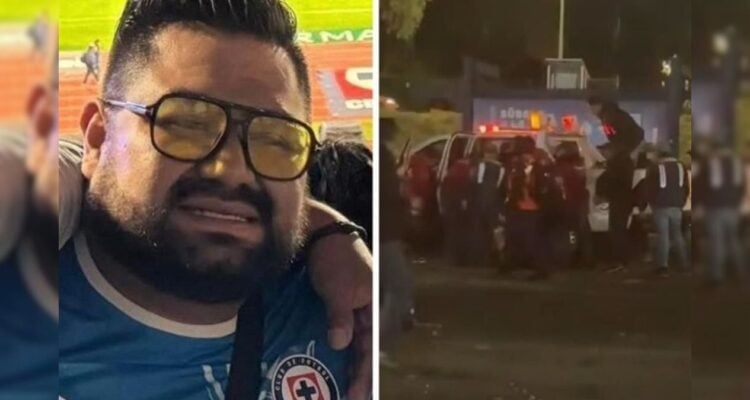 muerte por asfixia fan Cruz Azul