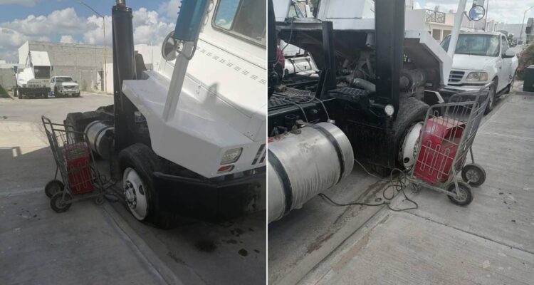 multa a mecánico en Nuevo Laredo