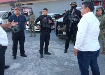 operativo de seguridad en Matamoros