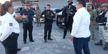 operativo de seguridad en Matamoros