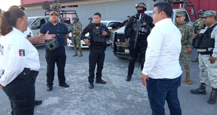 operativo de seguridad en Matamoros