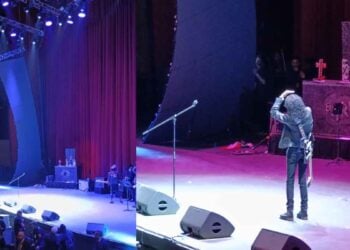pantalla cae en concierto de El Tri