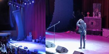 pantalla cae en concierto de El Tri