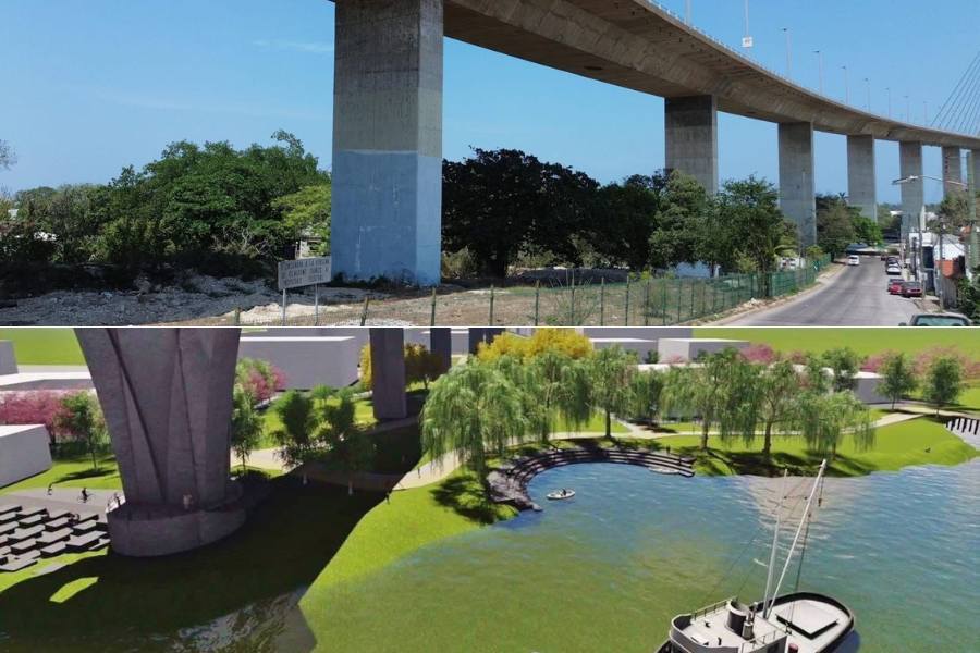 parque lineal en Tampico