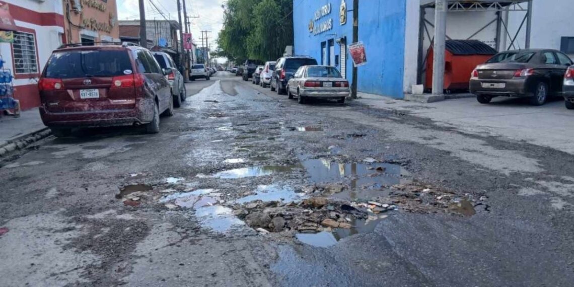 pavimentación calle Guerrero Matamoros