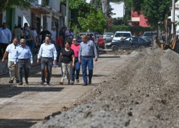 pavimentación en la Cuauhtémoc de Ciudad Victoria
