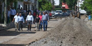 pavimentación en la Cuauhtémoc de Ciudad Victoria