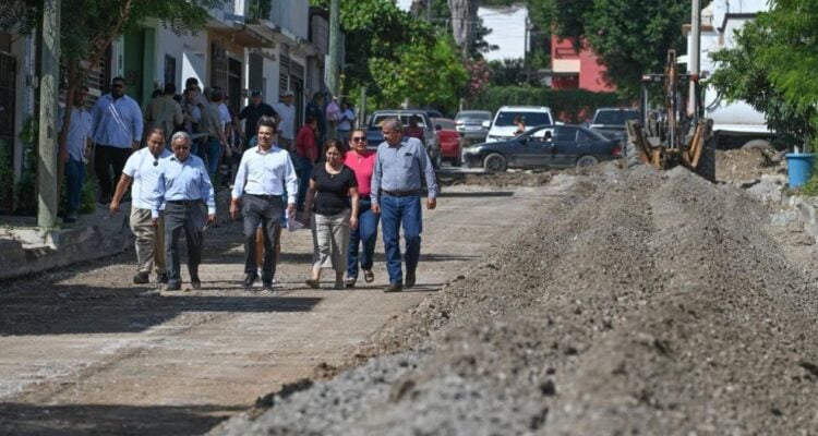 pavimentación en la Cuauhtémoc de Ciudad Victoria