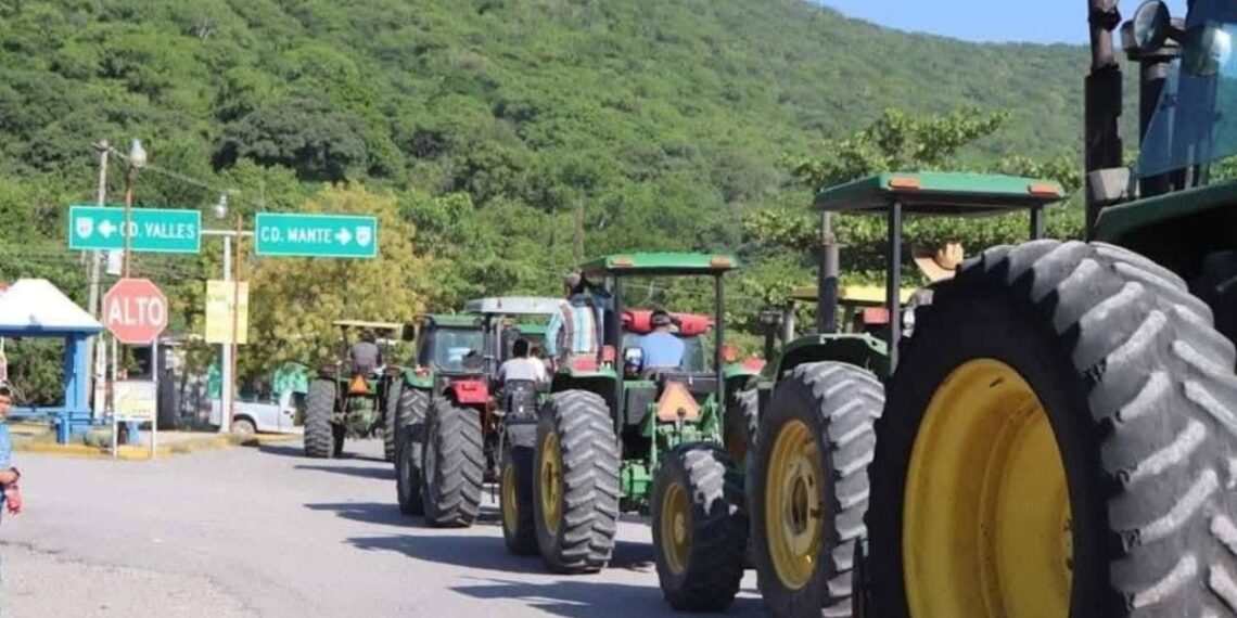 protesta de agricultores del norte de tamaulipas