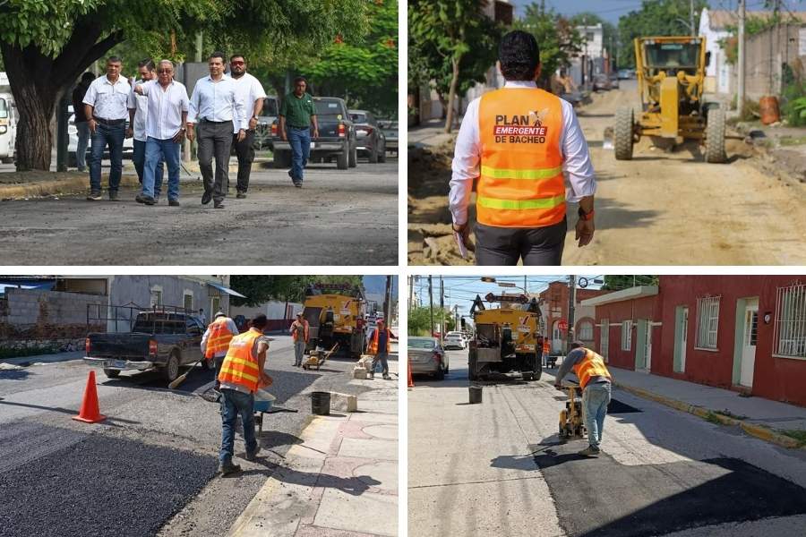 reparación de calles Ciudad Victoria